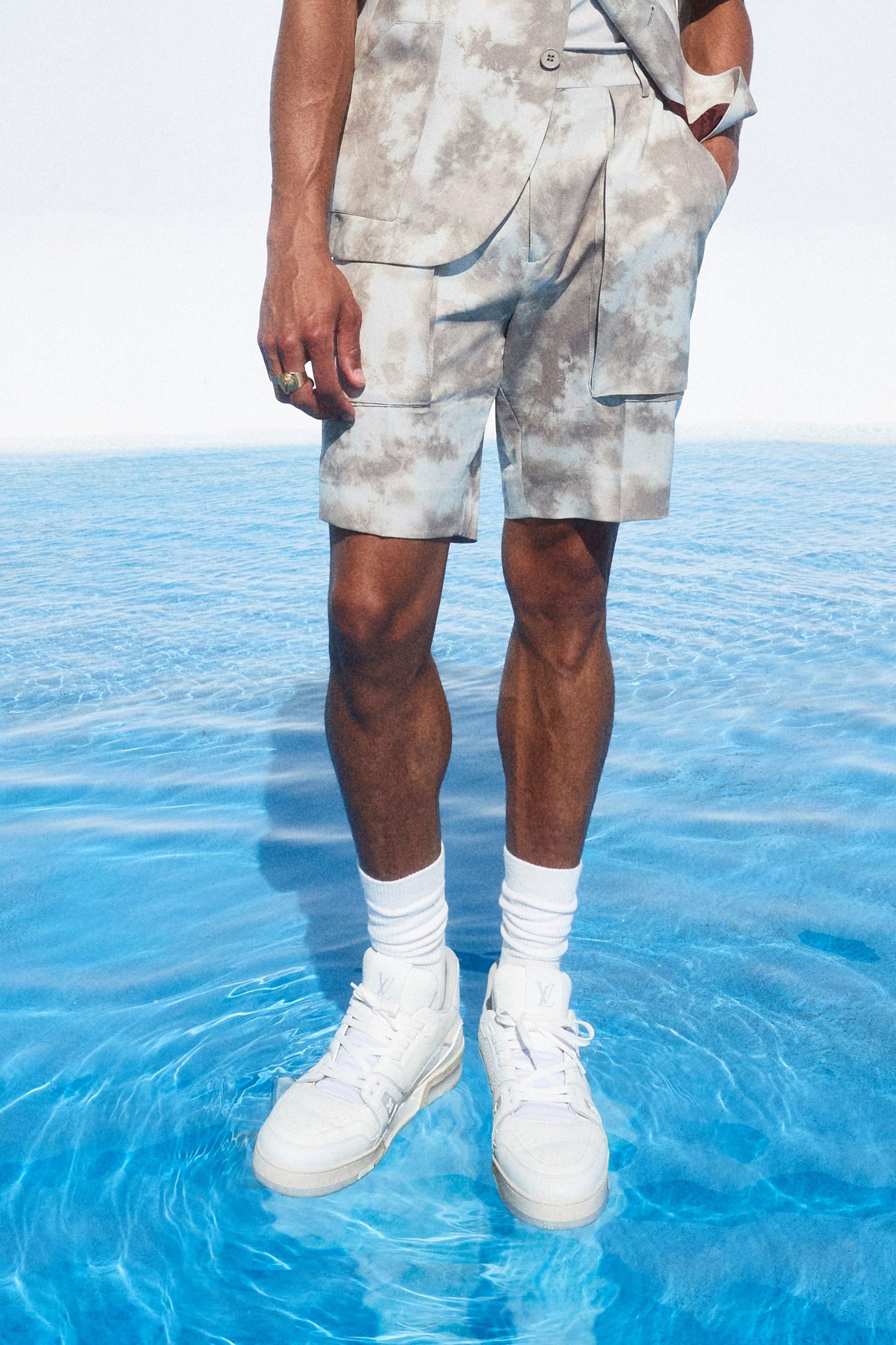 Relaxed Printed Suit Short | boohooMAN (US & CA)