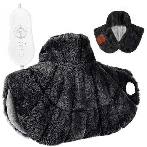 Nalax Weighted Heating Pad for Neck and Shoulders, Extra Large Neck Heating Pad, 24"x 20", 6 Heat Settings with Memory Function, 4 Timers with Auto Shut Off, 4lb Weighted Bead, Christmas for Men Women | Amazon (US)