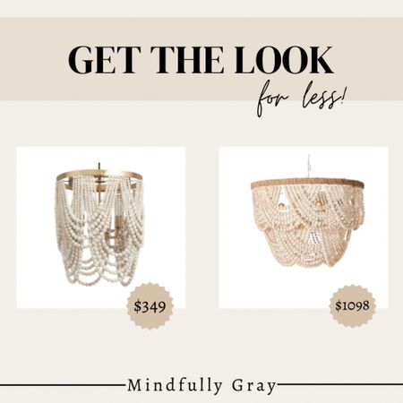 Get the look for less! Beaded chandelier 

#LTKhome