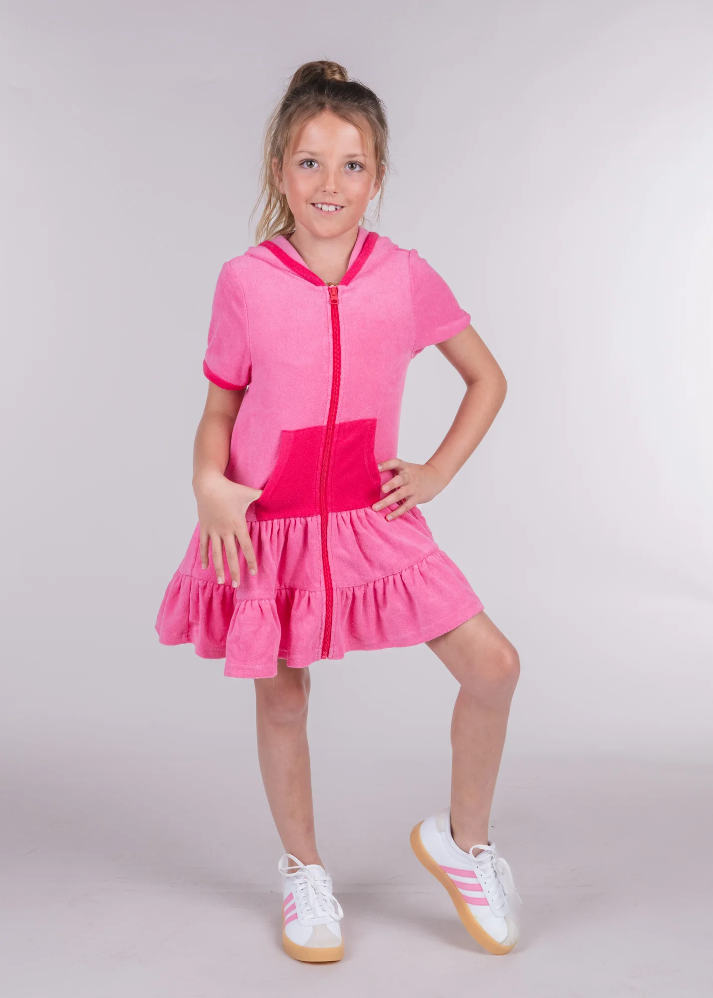 Pink Swim Cover-Up for Tween Girls | Finding Foxtale | Finding Foxtale