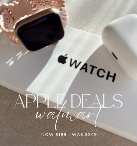 Apple Watch deal alert!! Now $189! 

Walmart is my go-to destination for all things Apple! They have the best value at their low prices. Air pods. iPhone. 

@walmart #walmartpartner 

Gift guide. Apple Watch. Apple deals. Walmart finds. Apple device. Smartwatch. 

#LTKhome #LTKfamily #LTKsalealert