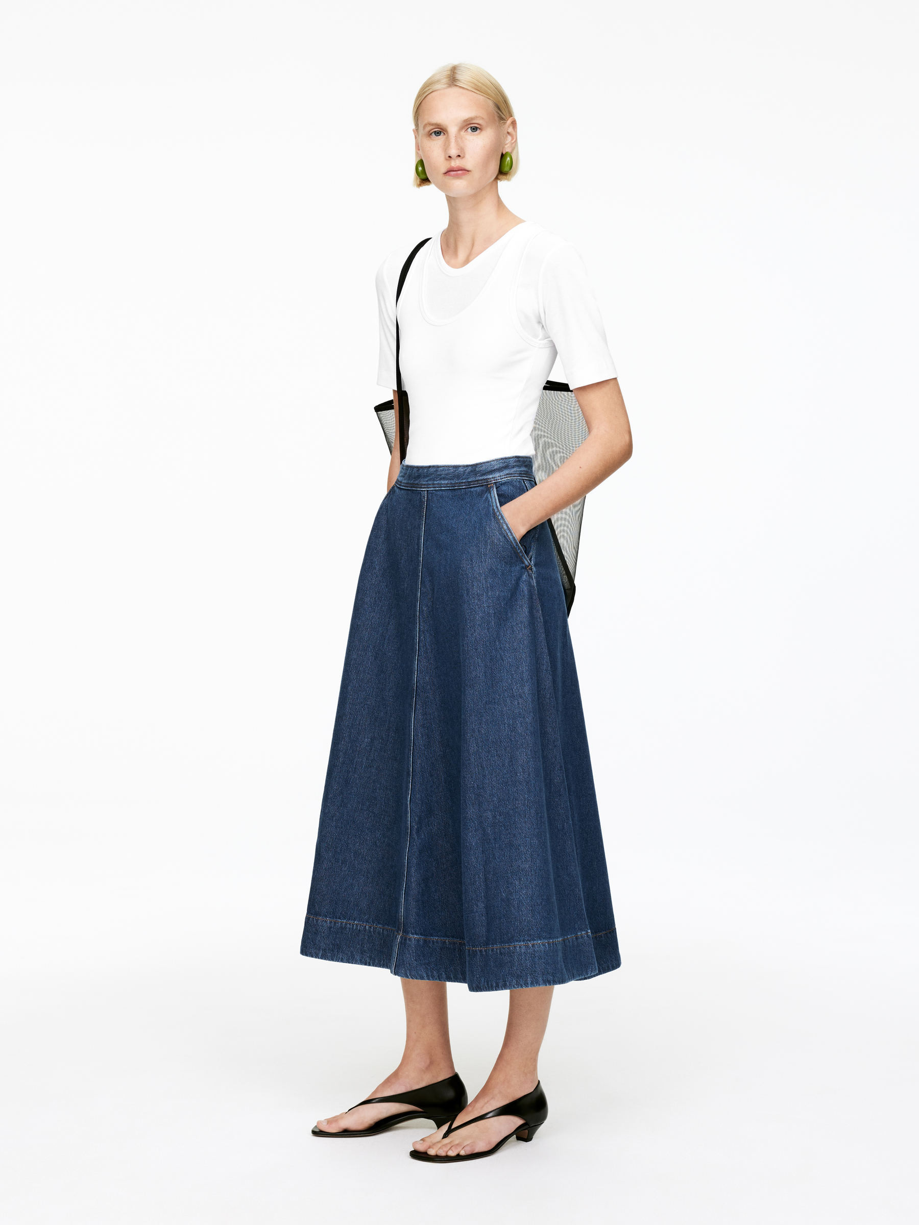 A-Linien-Jeansrock – Blau – Damen – ARKET DE | Arket EU