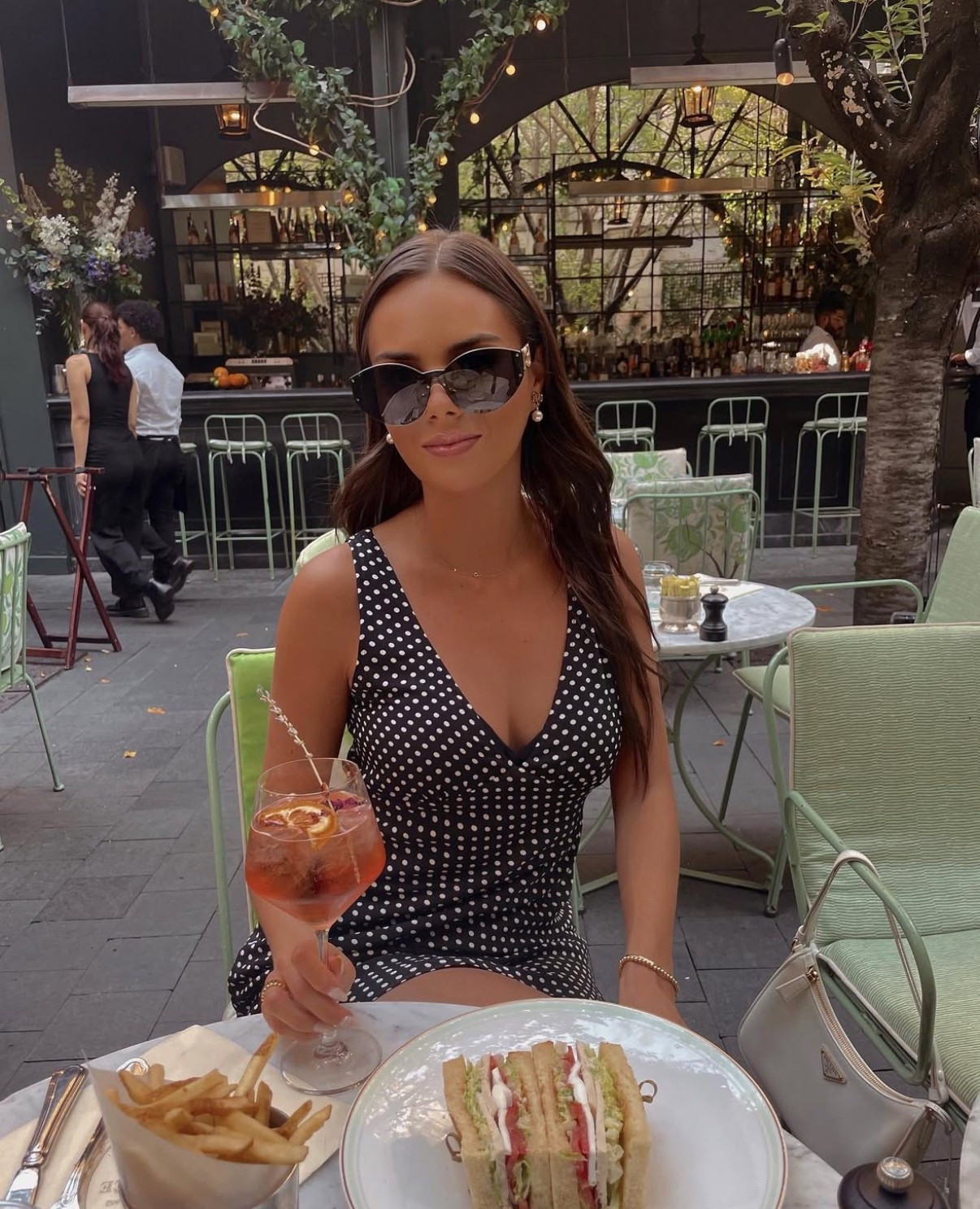 Polka Dots - classic black and white polka dot dress—timeless, chic, and effortlessly city-ready. Perfect for spring strolls and brunch dates. Shop my look now! #NYCStyle #PolkaDotDress #CafeOOTD #SpringStyle #ChicFashion #LTKStyle #CityLook #TimelessFashion 

#LTKStyleTip #LTKSeasonal #LTKTravel