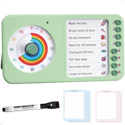 2-in-1 Visual Timer ADHD with Planning Board, to-Do List & Checklist | Amazon (US)