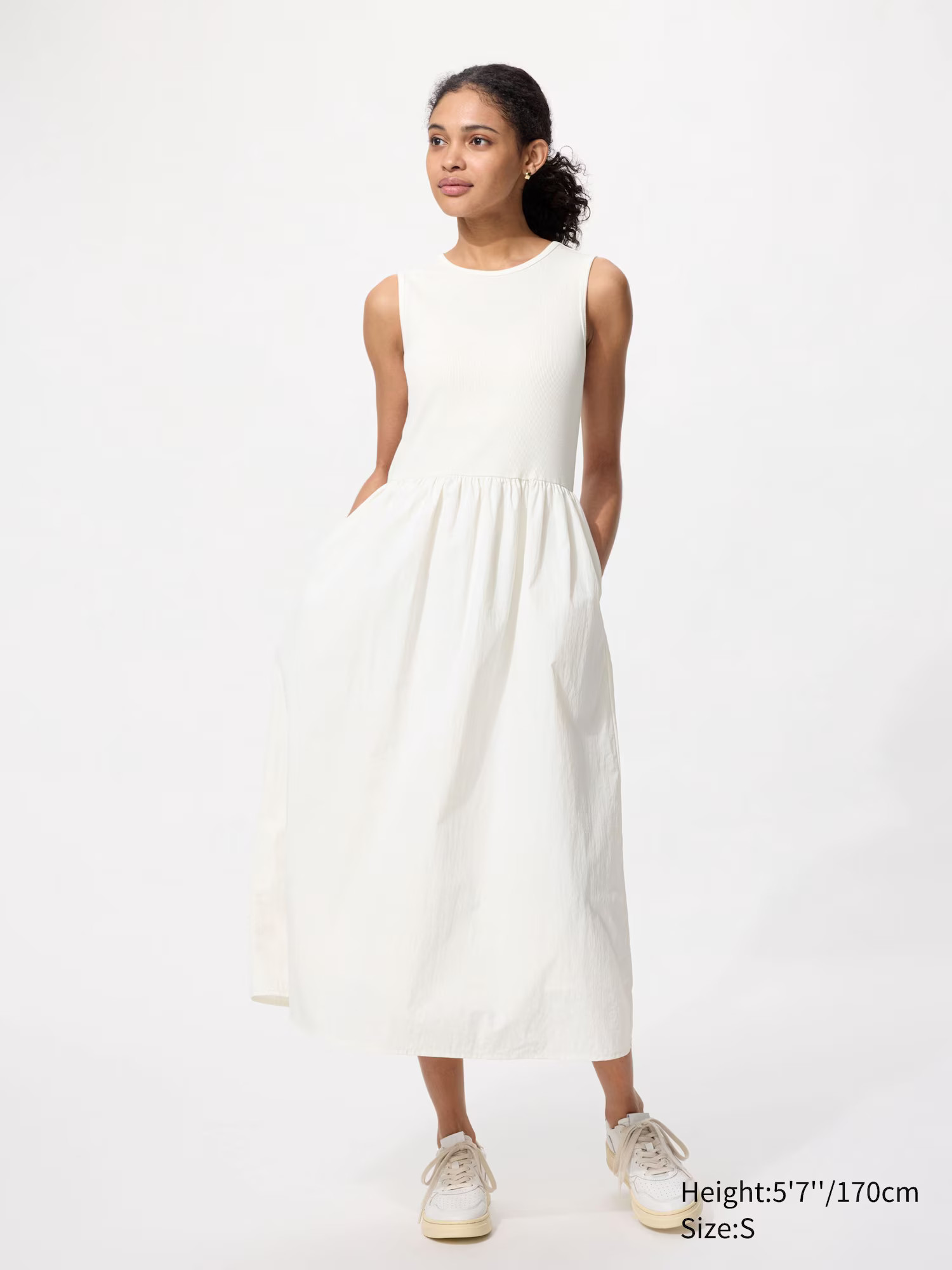 Combination Dress Sleeveless | UNIQLO US | UNIQLO (US)