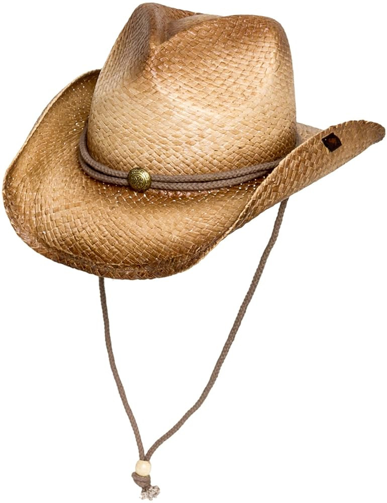 Peter Grimm Straw Round Up Cowboy Hat – Stylish and Versatile Straw Hat for Men and Women - One... | Amazon (US)