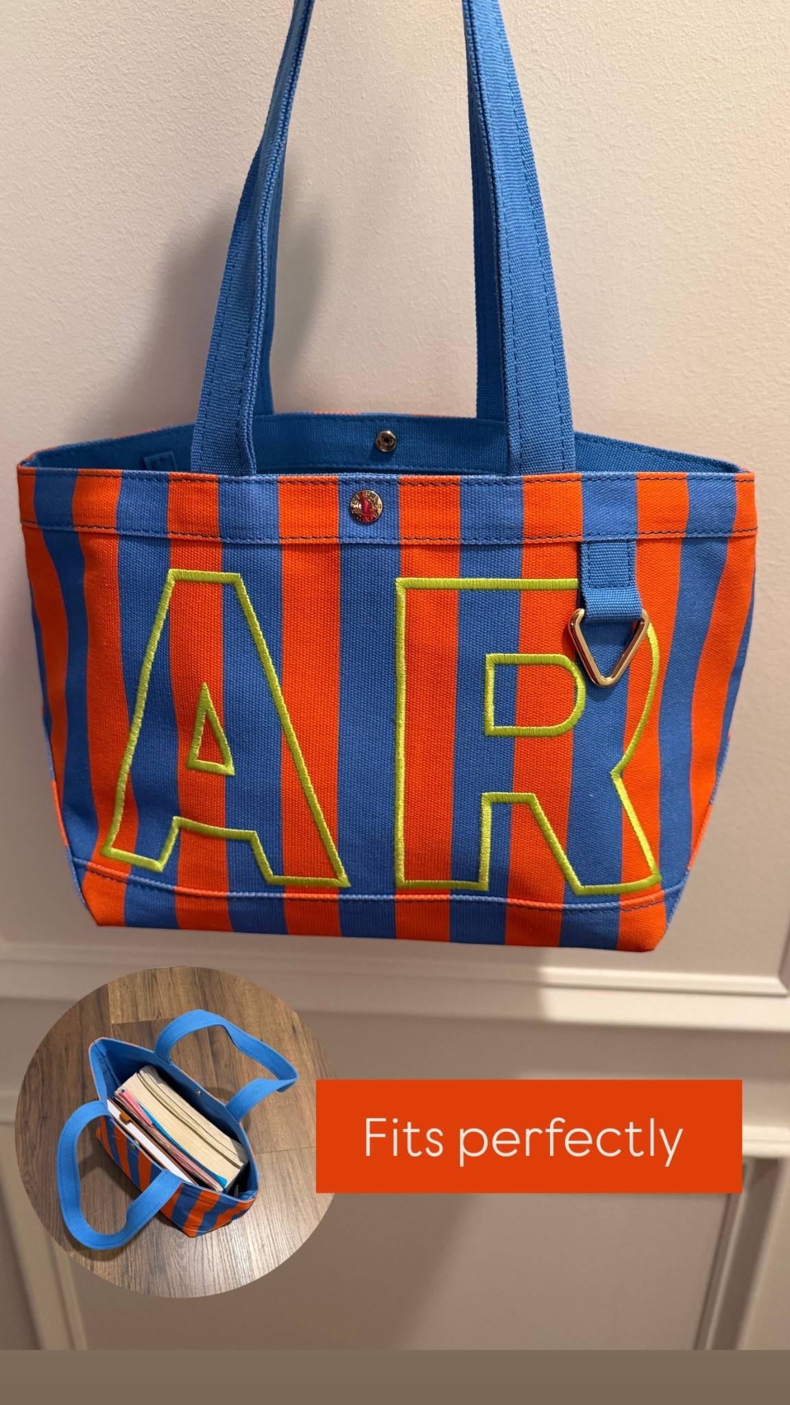 The size small is a perfect fit to carry all of your little items or even maybe a cute little purse  