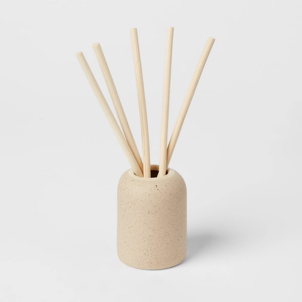 Matte Textured 100ml Ceramic Diffuser Ivory/Island Starfruit and Nectarine - Threshold™ | Target