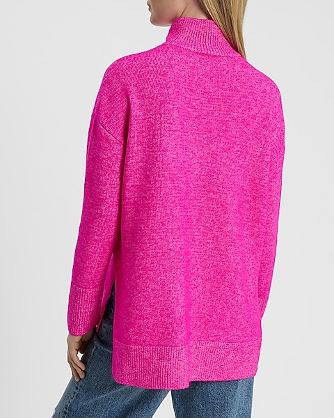 Mock Neck Tunic Sweater | Express