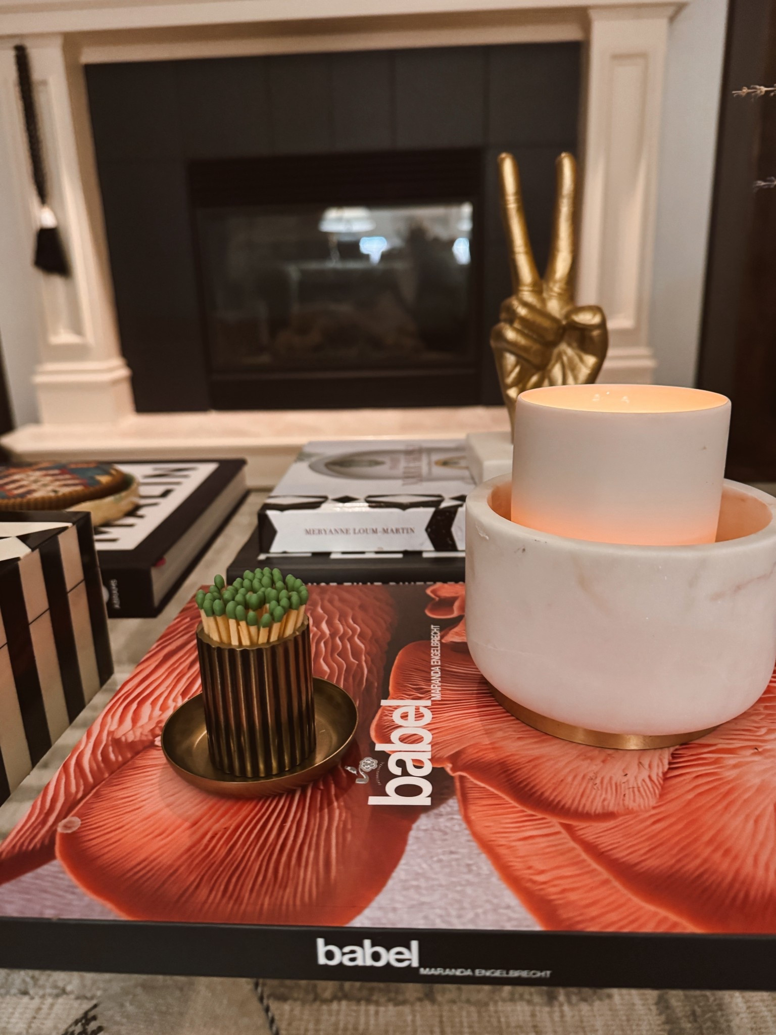 Match holder and striker, coffee table decor 

#LTKHome