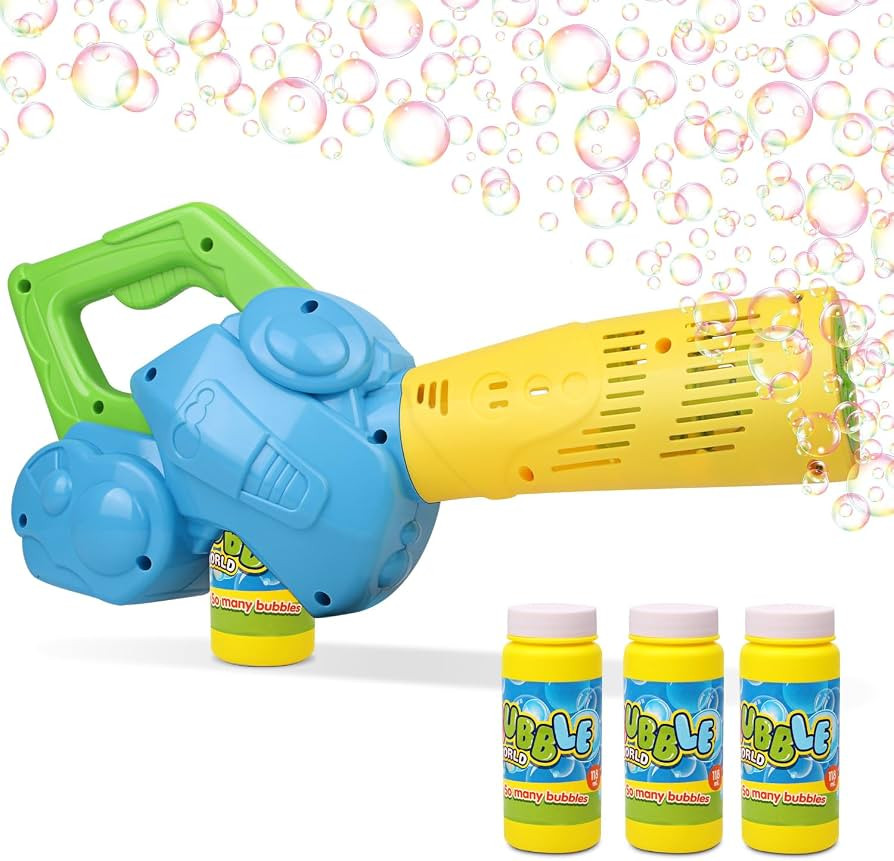 Duckura Bubble Leaf Blower for Toddlers, Kids Bubble Blower Machine with 3 Bubble Solution, Summe... | Amazon (US)