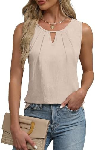 Blooming Jelly Womens Business Casual Tank Top Summer Sleeveless Outfits 2026 Spring Trendy Dress... | Amazon (US)