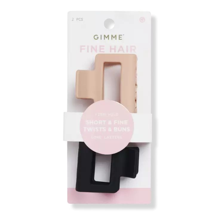 Fine Hair - Black & Rose Claw Clip | Ulta