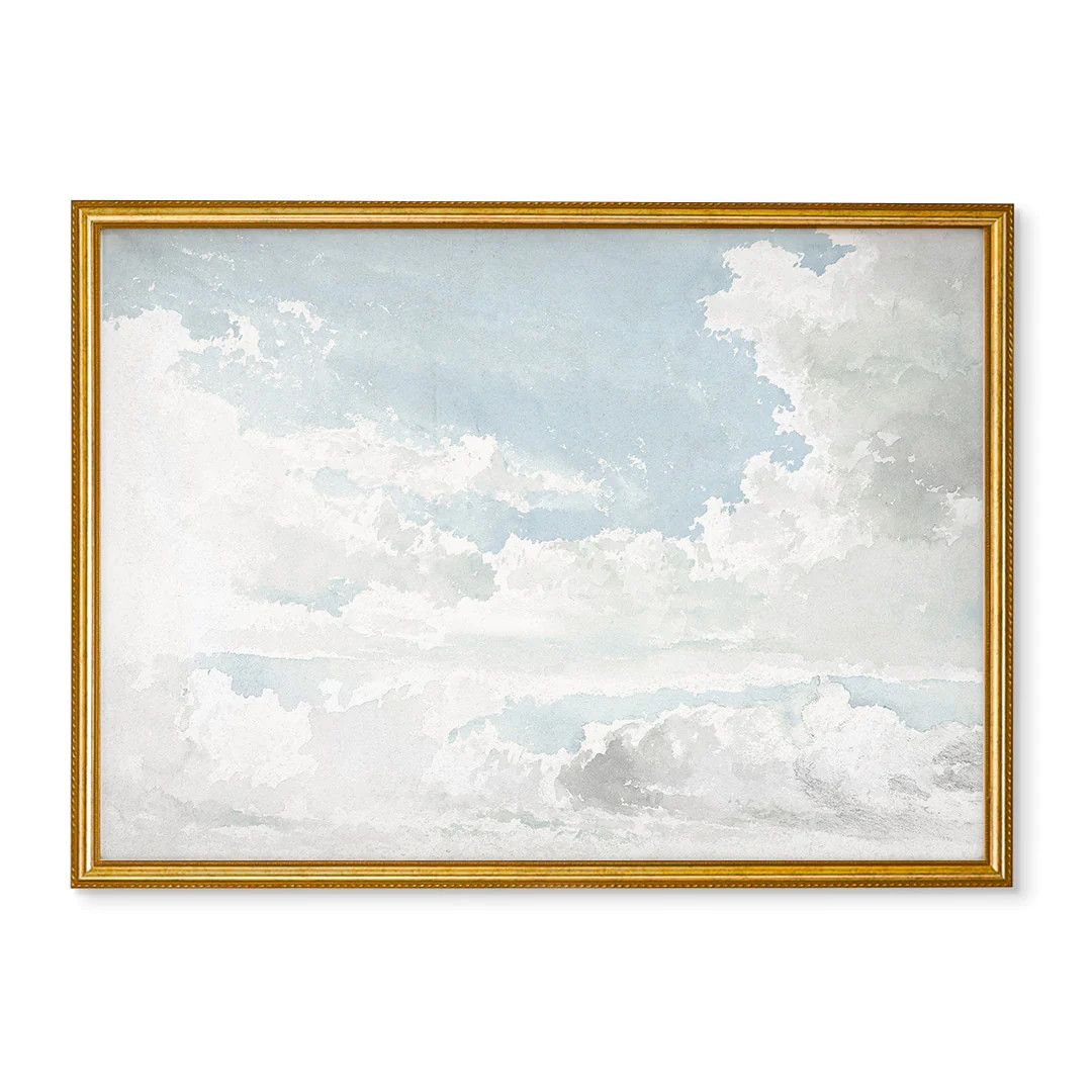 Clouds | Vintage Clouds Painting | Urban Garden Prints