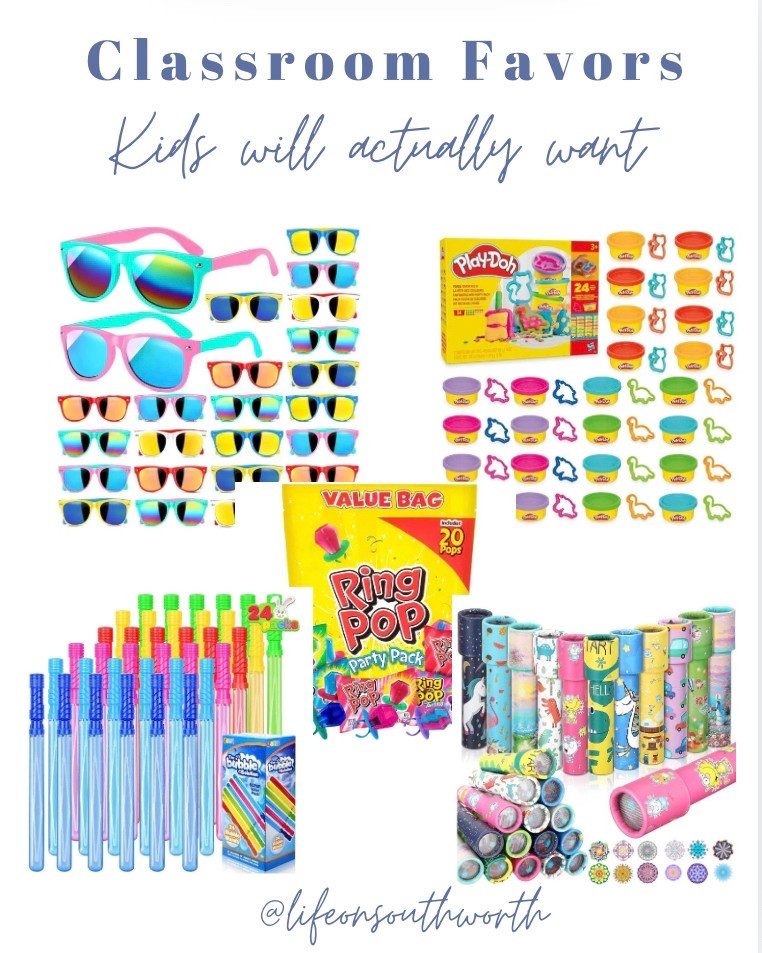 Spring is almost here! That means, school parties for Easter & “end of the year” celebrations. Here are some classroom or party finds that kids will actually want. 
I personally love a cute pair of sunglasses & make a fun tag saying “your future is bright” or “have a bright summer!”. 

#LTKKids #LTKParties #LTKFamily