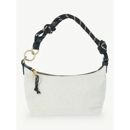 Free Assembly Women's Canvas Shoulder Bag, Natural | Walmart (US)