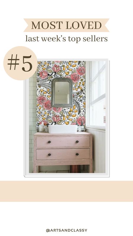 This floral sketch wallpaper is one of this week’s most loved finds! It’s perfect for your next home DIY project.

#LTKHome