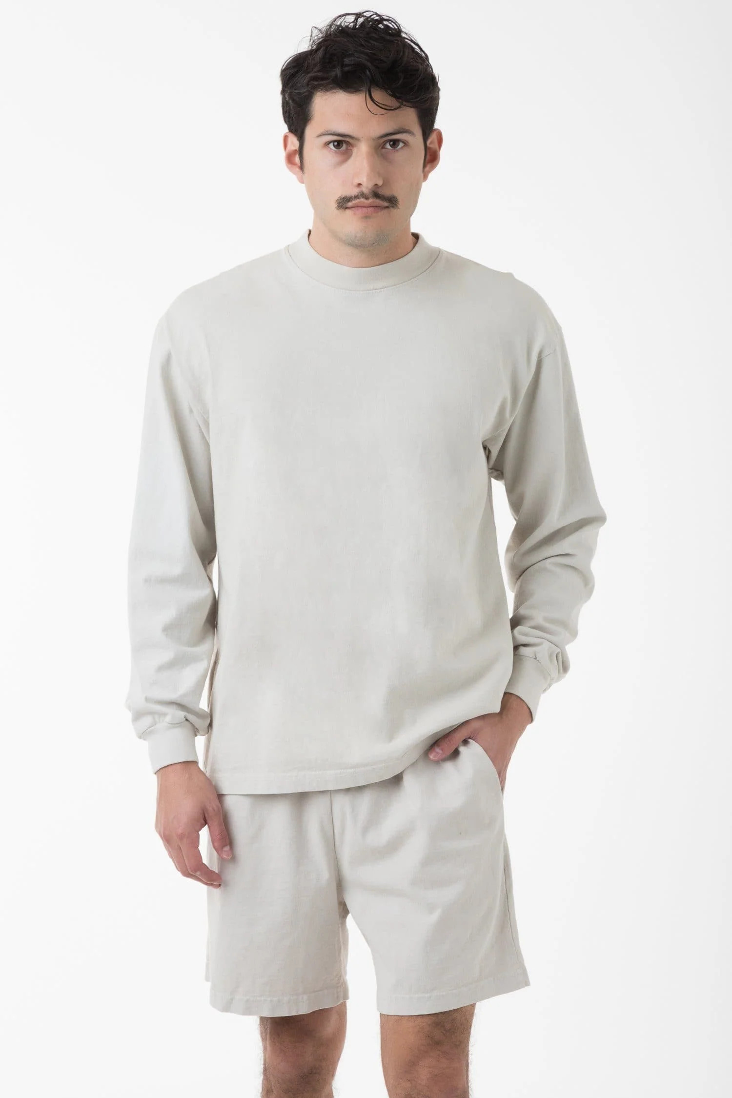 1241GD Mix - Mid-Length Heavy Jersey Shorts | Los Angeles Apparel