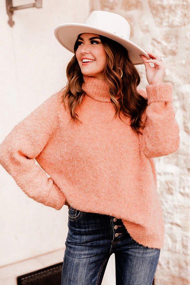 Baker Mock Neck Sweater Amber Massey X Pink Lily | Pink Lily