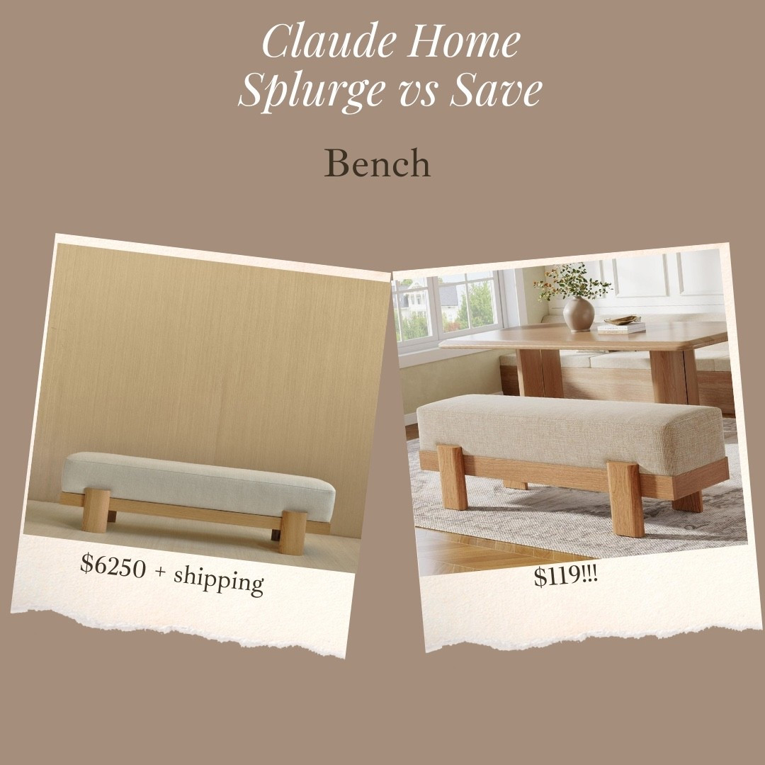 !! 😍😍 !! Brand new bench!!!! The perfect look for less for this $6200 style! Exact same size too 😍😍😍

#LTKSaleAlert #LTKHome