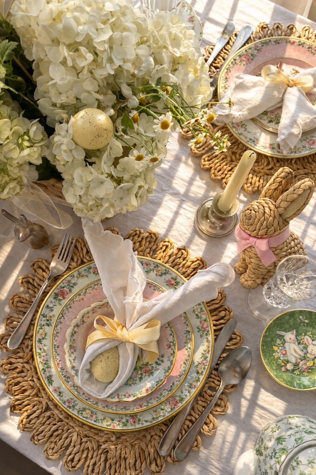 Easter tablescape