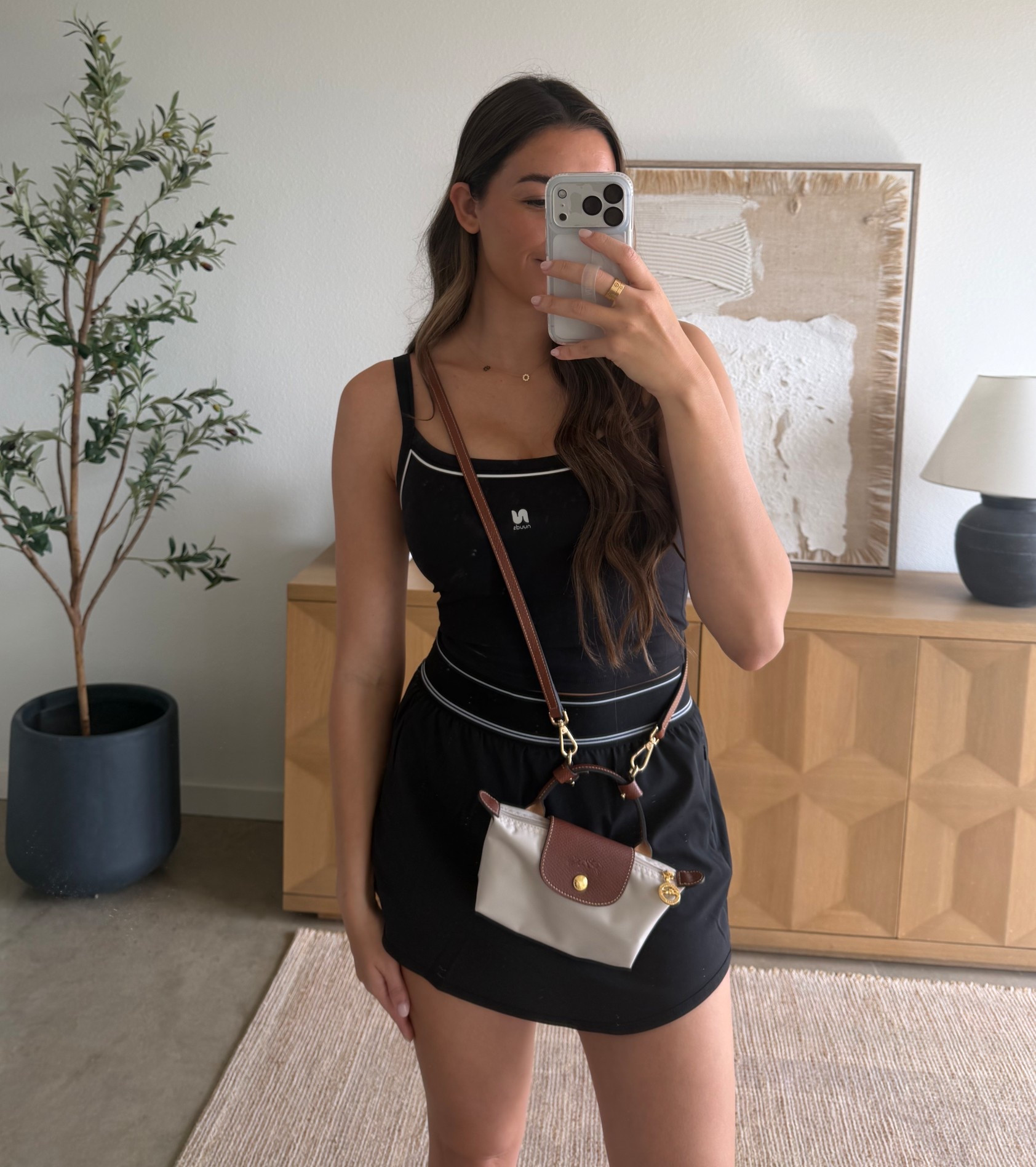 Medium in Nuuds top and small in skirt!