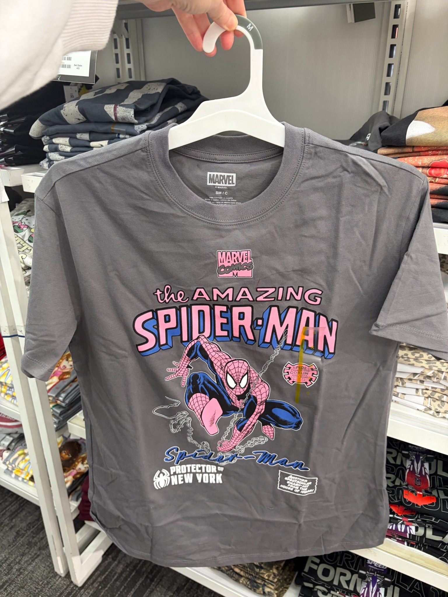 Cute Spider-Man shirt for women from Target