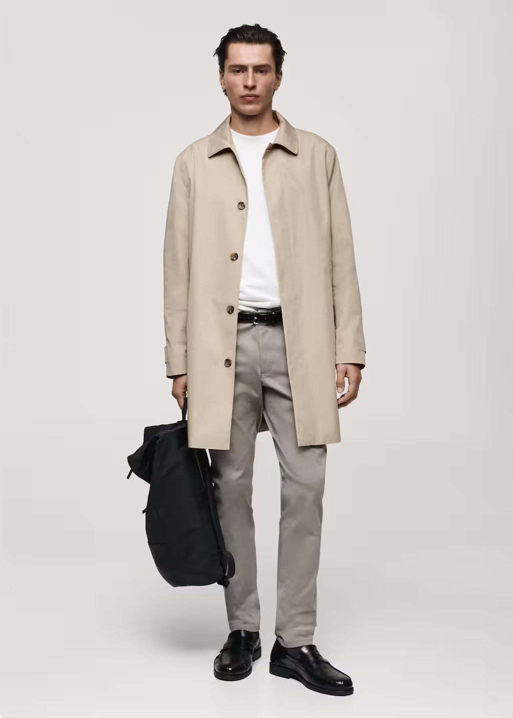 Classic water-repellent trench coat beige - Men - M - MANGO MAN | Mango (US/MX/AU)