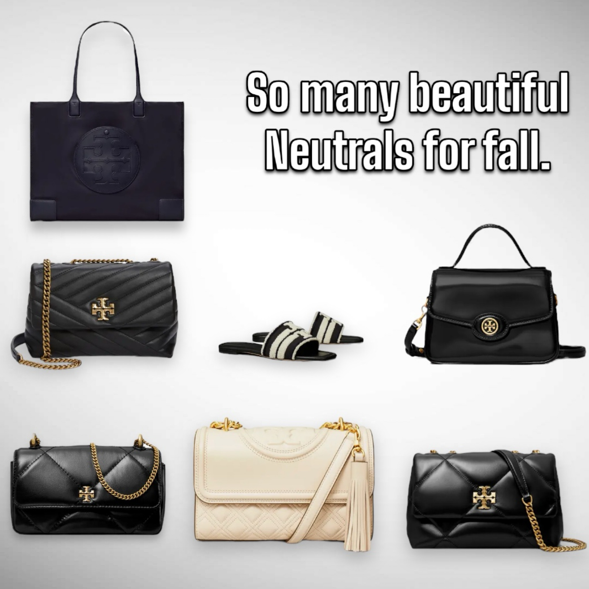 I found some beautiful black and white Tory Burch bags on MAJOR SALE 

#LTKItBag #LTKShoeCrush #LTKSaleAlert