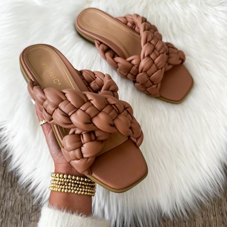 Braided Dressy Flat Sandals