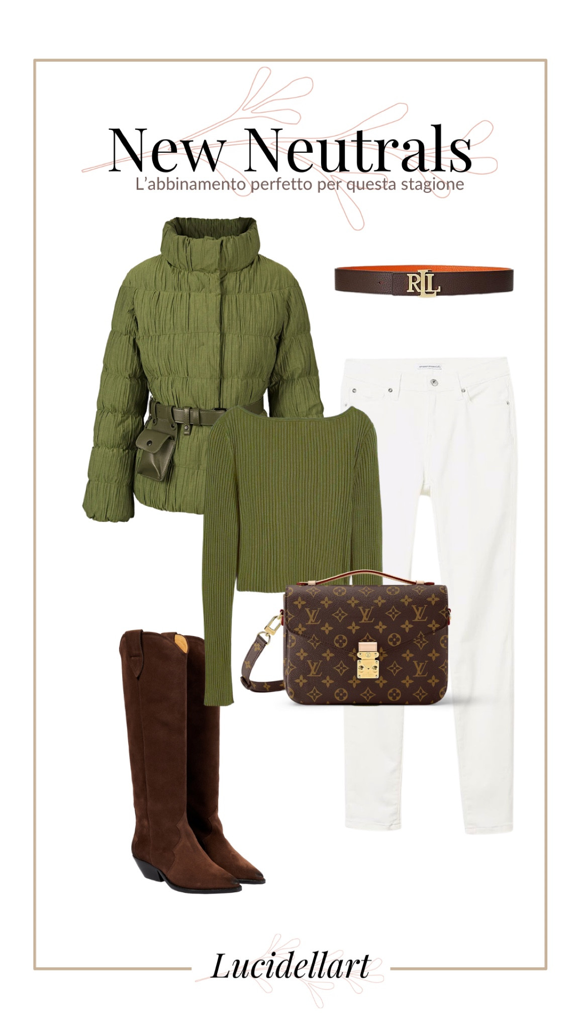 Outfit brillante per le feste di Natale Look verde e neutro con giacca verde e pantaloni bianchi. Un outfit adatto alle feste minimal chic.

#LTKHoliday #LTKstyletip #LTKeurope
