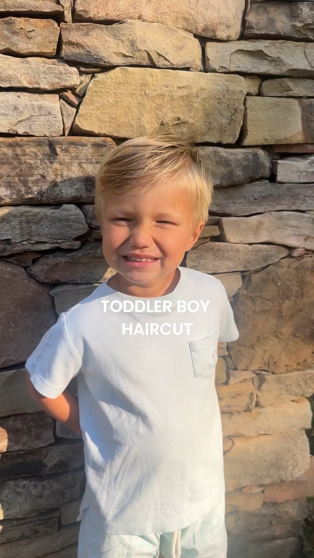 Toddler boy haircut inspo!! Here is the styling cream we use!!! Damp hair, apply a quart sized amount to hands, rub together and rub throughout hair focusing on front!! Blow dry for 1 min!! 

#LTKgrwm #LTKmomlife #LTKKids
