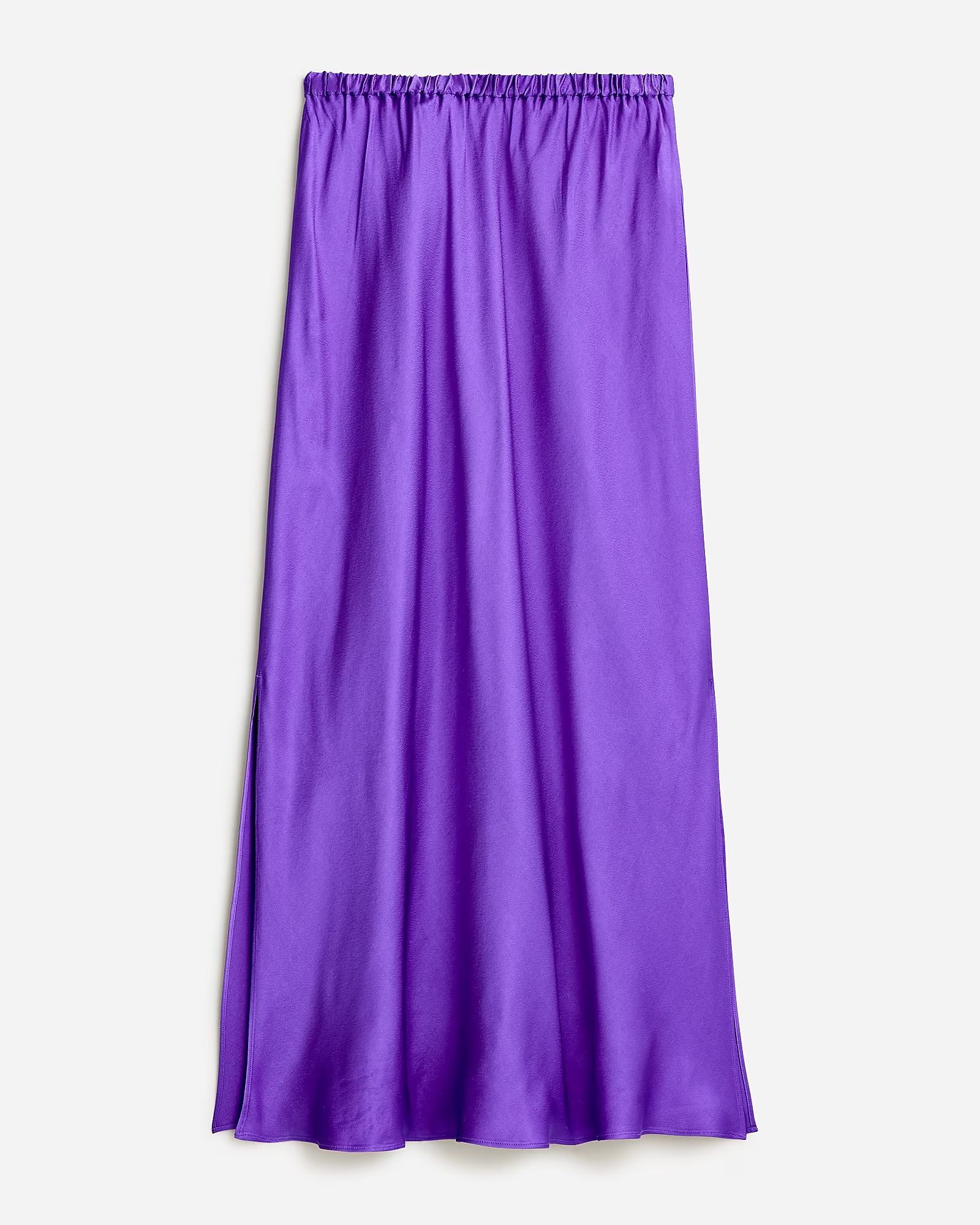 Pull-on maxi skirt in luster crepe | J.Crew US
