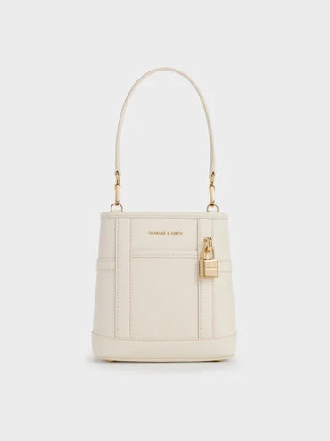Scottie Bucket Bag
    
         - Cream | Charles & Keith US