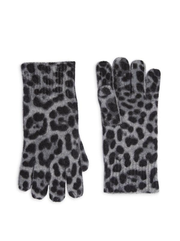Animal Print Cashmere Gloves | Saks Fifth Avenue OFF 5TH