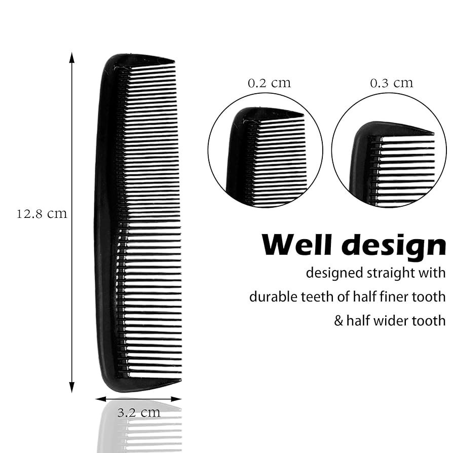 Soft 'N Style Hair Care 4-Pack Comb - Not Breakable - mens comb/fine tooth comb/peines para cabel... | Amazon (US)