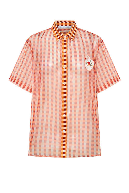 Swan Short Sleeve Shirt in Mahogany | Bohemian Traders