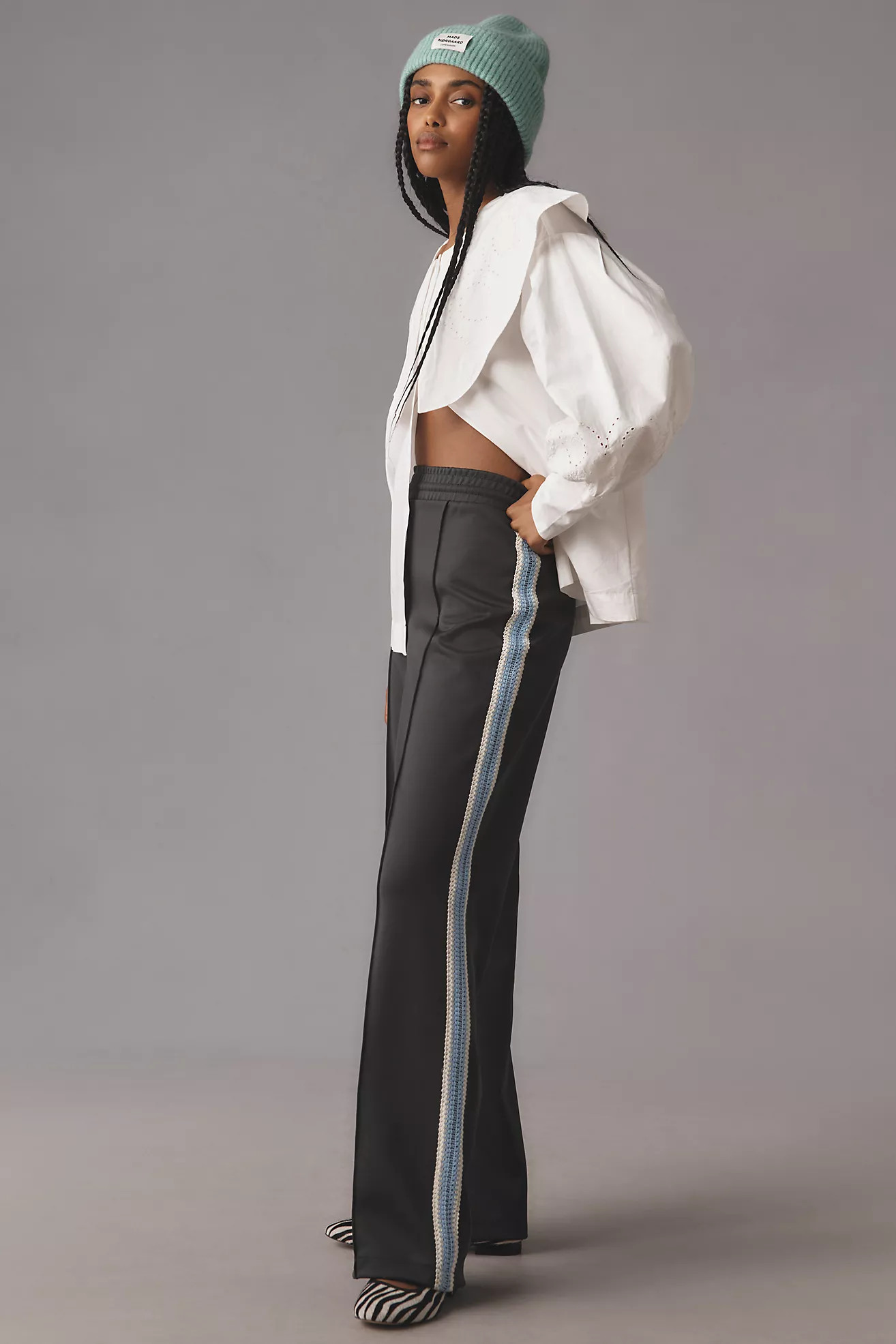 Maeve Pull-On Track Trouser Pants | Anthropologie (US)
