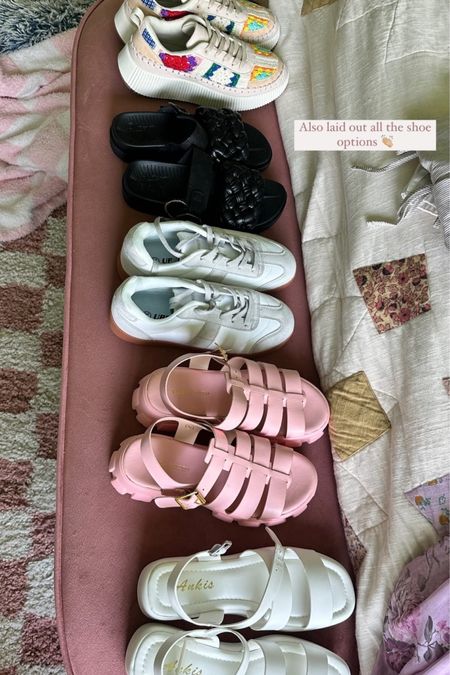 All the shoes I’m taking to Europe!! It was hard to narrow down but I’m so excited for all the outfits I can come up with with all of these! 
#europeshoes #europe

#LTKU #LTKShoeCrush #LTKStyleTip