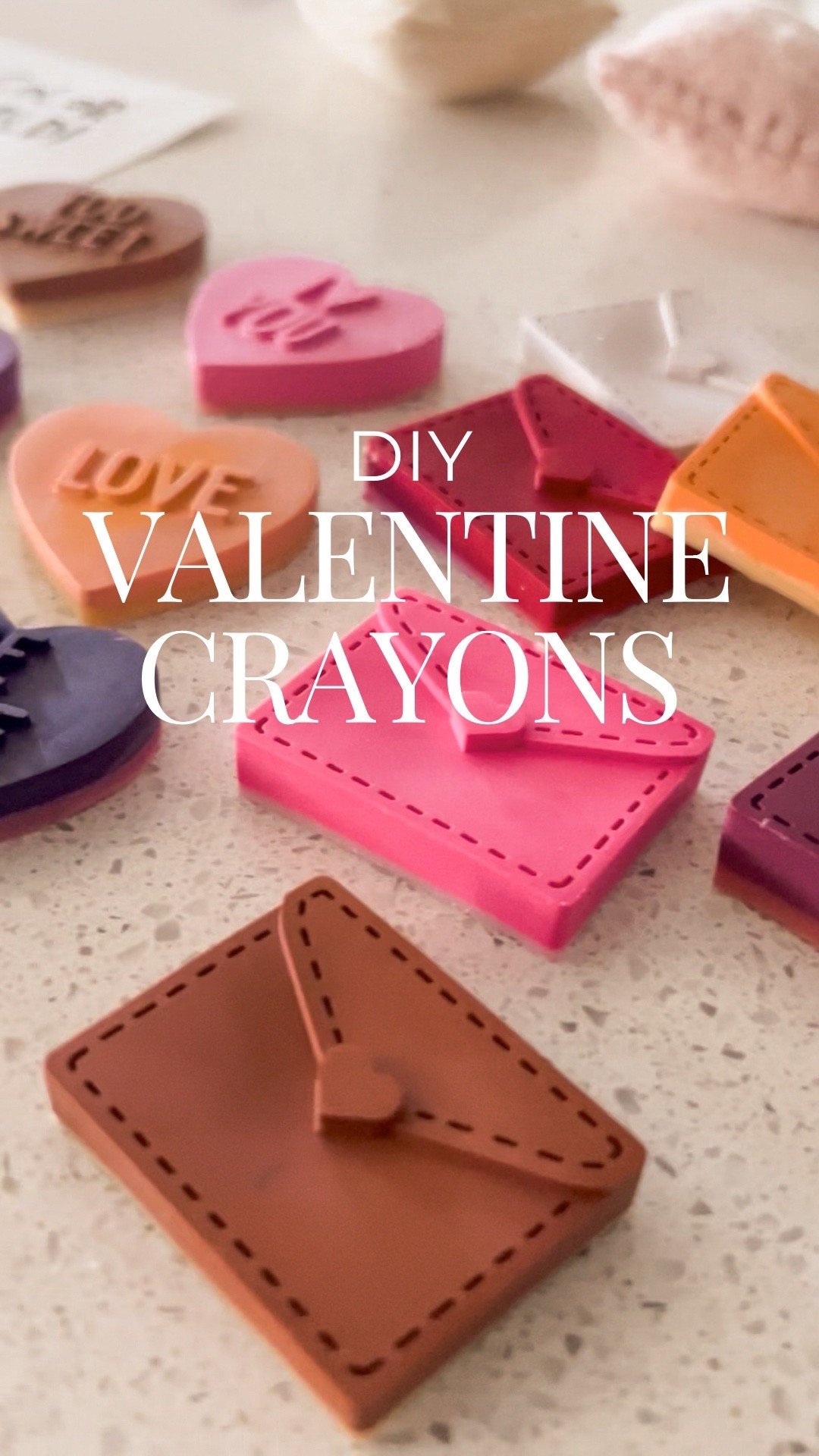 Looking for a unique class valentine idea? Try this fun, colorful DIY! 💌🖍️ These Valentine Crayons are the cutest class favors - fun, candy-free, and totally colorful!
.
.
.

valentine class favors, candy-free valentine ideas, easy valentine craft idea, galentines party, kids valentine party, easy diy ideas, seasonal ideas, valentine’s day inspo 


#LTKmomlife #LTKKids #LTKSaleAlert