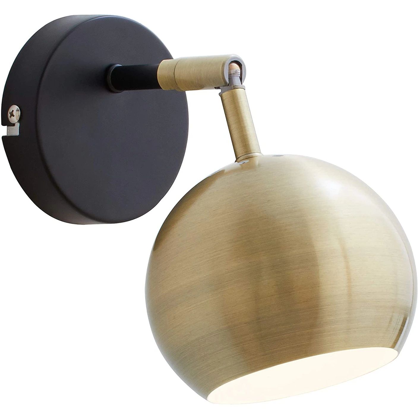 Adesso Mid-Century Modern Brass Wall Sconce (As Is Item) | Bed Bath & Beyond