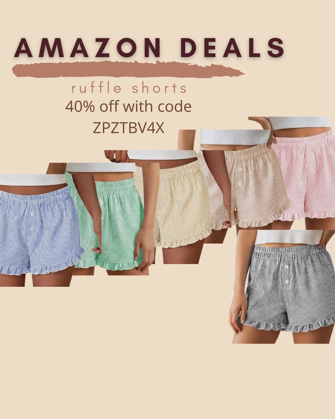 $10 ends 5/19

Amazon fashion
Amazon deals 
Boxer shorts
Ruffle shirts
Lounge wear
Comfy shorts

#LTKSaleAlert