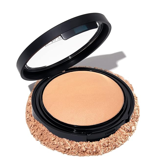 LAURA GELLER NEW YORK Baked Double Take Powder Foundation - Light - Buildable Medium to Full Cove... | Amazon (US)
