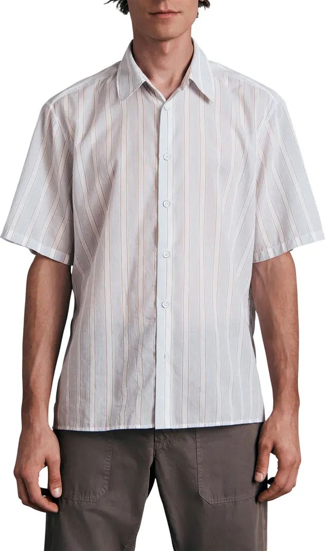 Dalton Stripe Short Sleeve Button-Up Shirt | Nordstrom Rack
