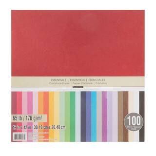 Essentials 12" x 12" Cardstock Paper by Recollections™, 100 Sheets | Michaels Stores