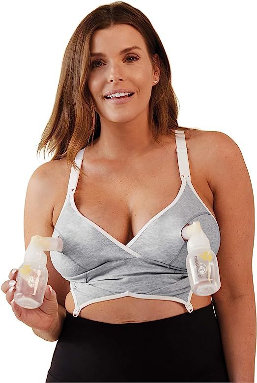 BRAVADO! DESIGNS All-in-One Hands-Free Original Pumping and Nursing Bra in Cotton-Modal | B, C, D... | Amazon (US)