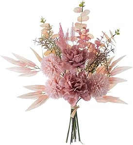 KIRIFLY Artificial Fake Flowers Plants Silk Flower Arrangements Wedding Bouquets Decorations Plas... | Amazon (US)