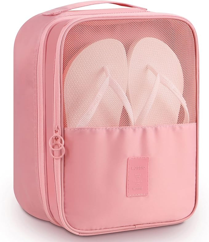 Mossio Shoe Bag Holds 3 Pair of Shoes for Travel and Daily Use Storage Pouch | Amazon (US)