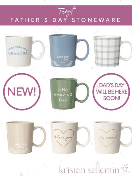 Target FATHER’S DAY Mugs

#target #fathersday #stoneware #iloveyou #fathersday2024 #coffee #mug 

#LTKfamily #LTKSeasonal #LTKhome