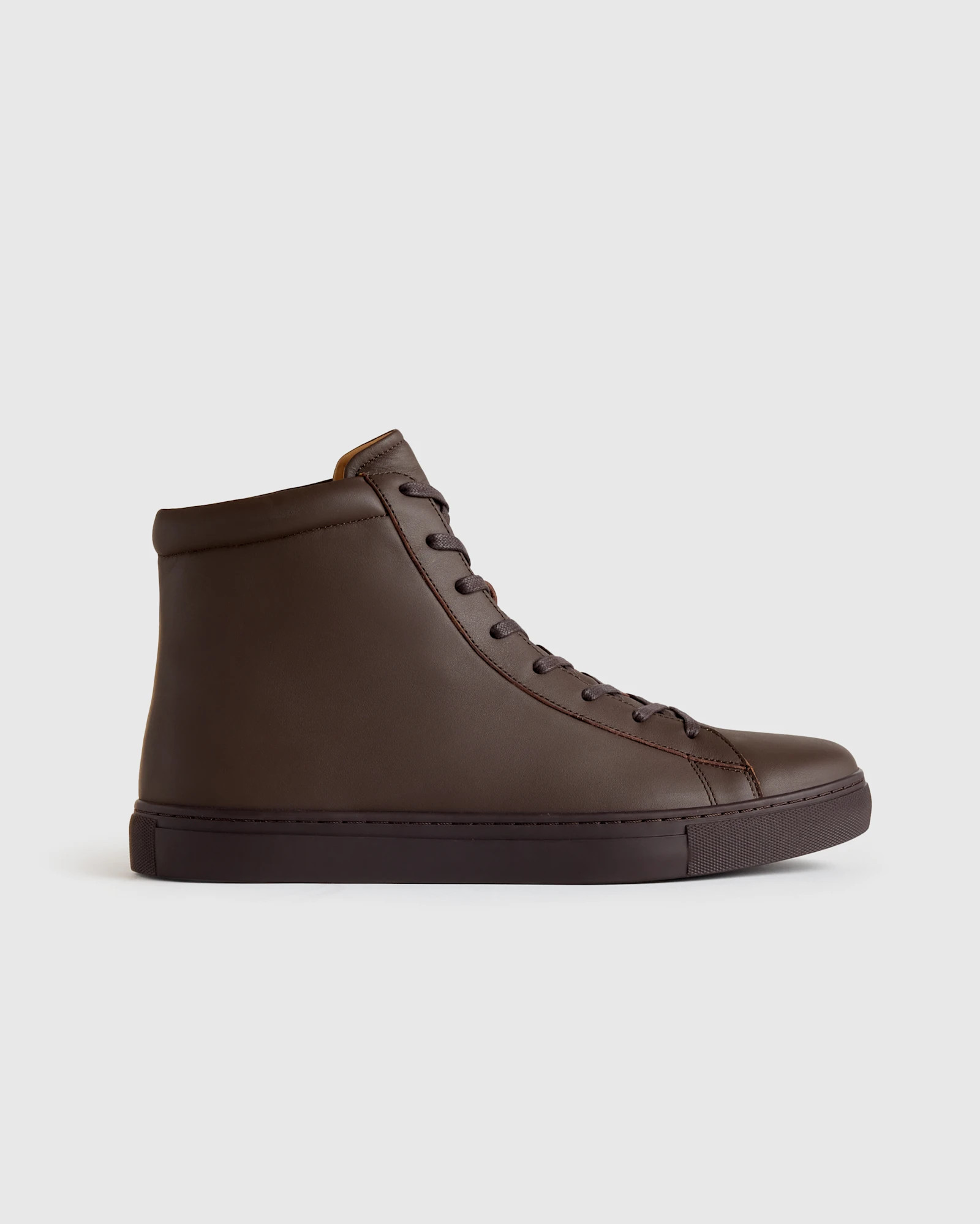 Quince | Men's Italian Leather High Top Everyday Sneaker in White, Size 7 | Quince